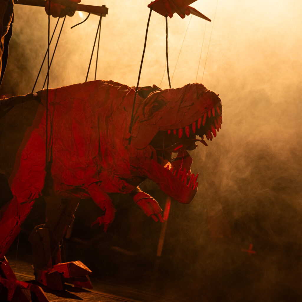 dinosaur puppet